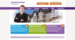 Desktop Screenshot of charliekrackeler.com